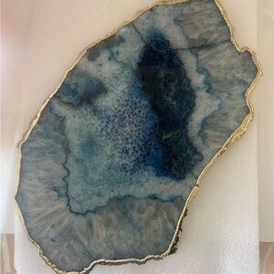 Anthropologie Agate Cheese Board-NIB